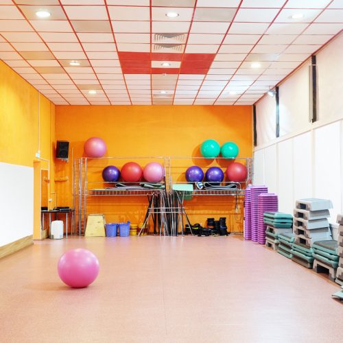 commercial interior gym painting