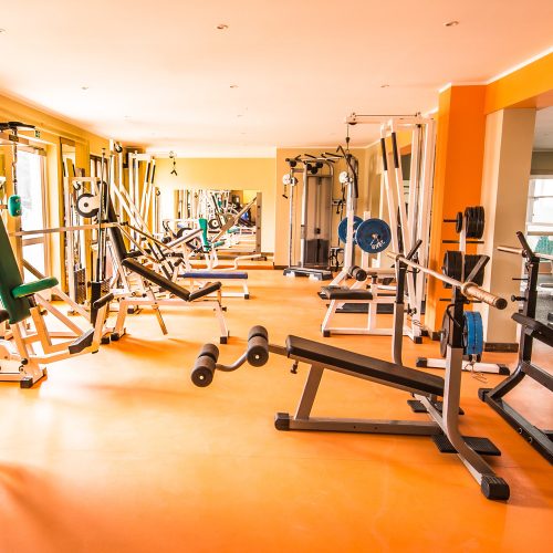 commercial interior gym painting