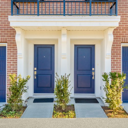 residential apartment exterior painting door painting