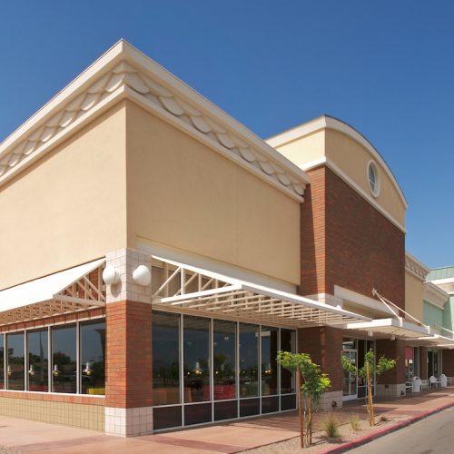 commercial exterior retail painting