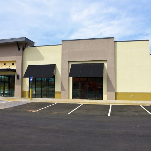 commercial building exterior painting