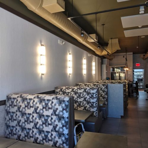 Precision Painting Plus commercial interior restaurant painting