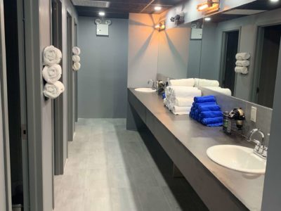commercial interior bathroom painting