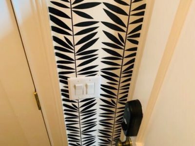 residential house interior wallpaper
