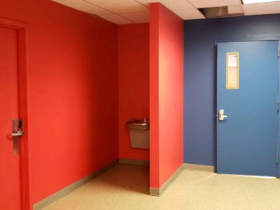 commercial interior hallway painting