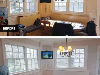 residential house interior dining room painting