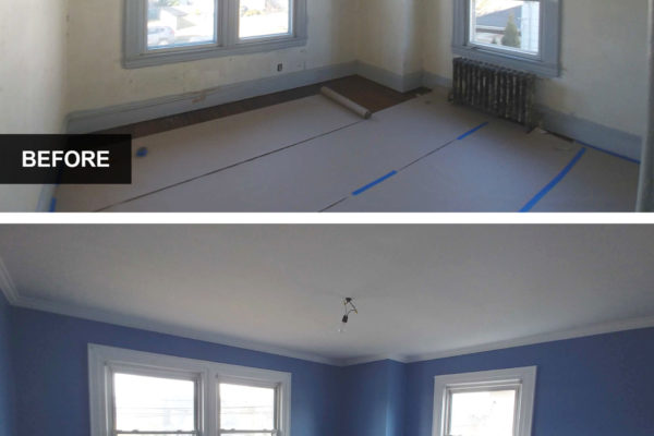 residential house interior room painting