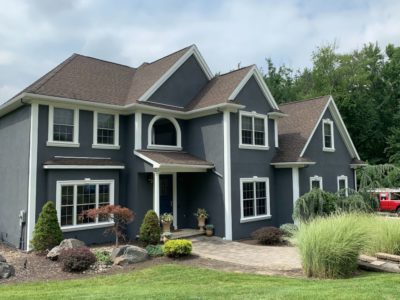 Precision Painting Plus residential exterior house painting after