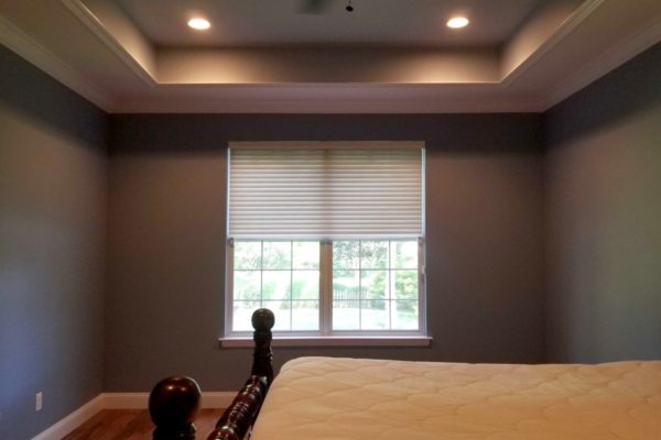 Precision Painting Plus residential house interior bedroom painting after