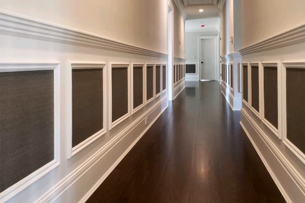 residential house interior hallway painting