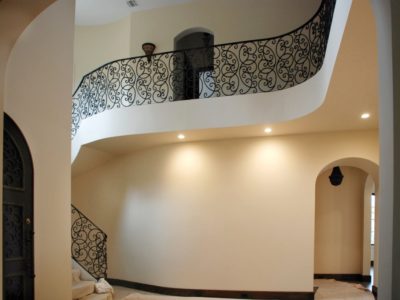 Precision Painting Plus residential house interior entryway painting