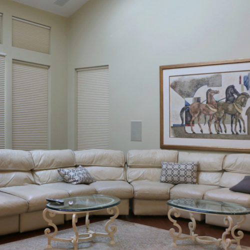 residential house interior living room painting