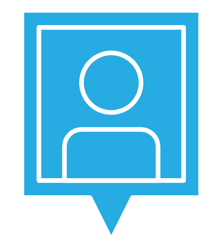 meet the team blank profile blue