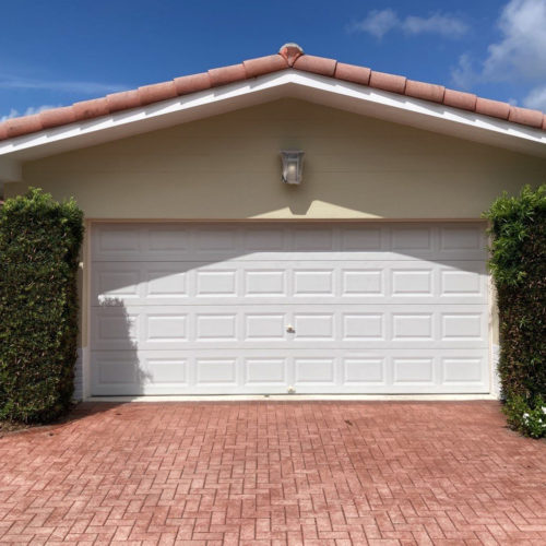 Precision Painting Plus residential house exterior garage painting