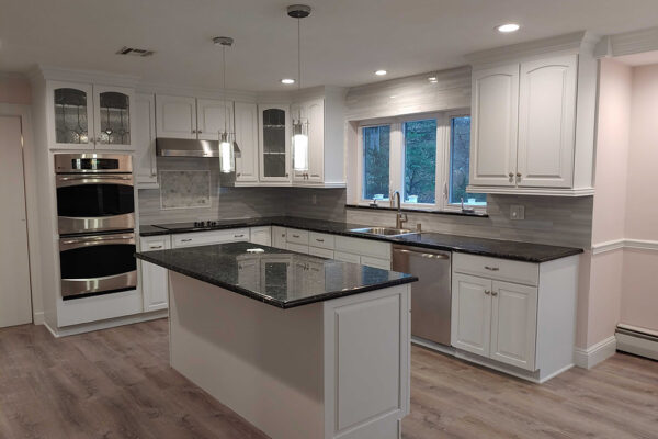 Precision Painting Plus residential house interior kitchen painting cabinet painting