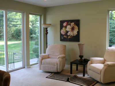interior painting project sunroom