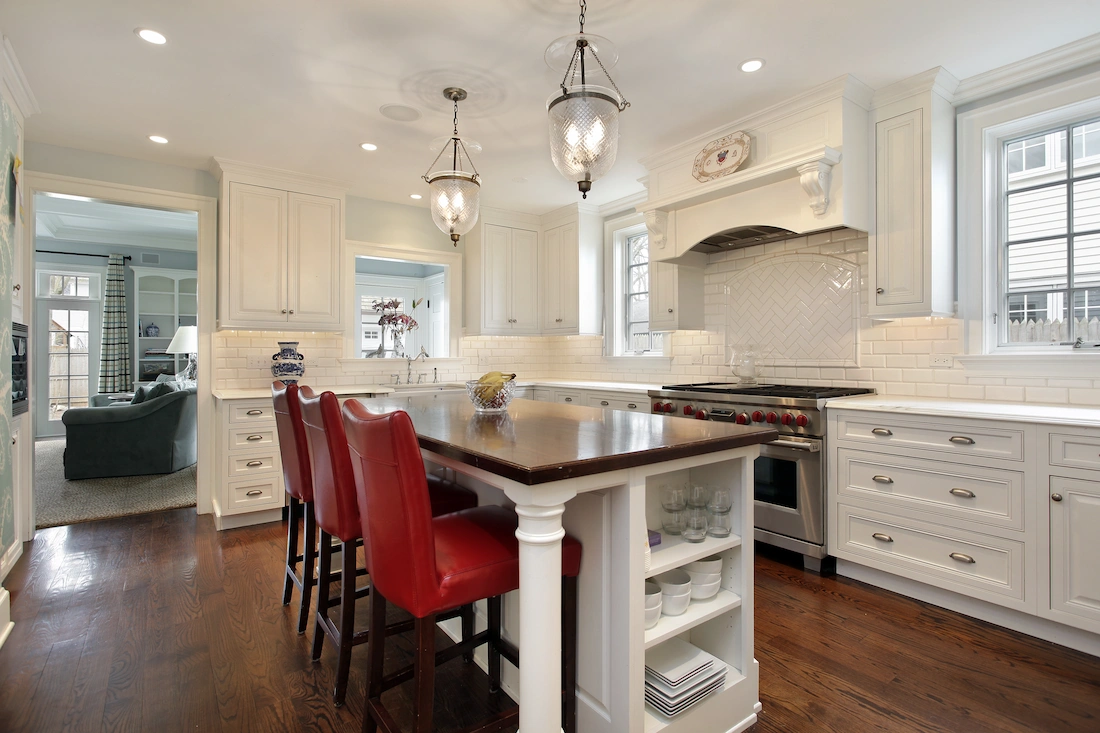 residential house interior kitchen painting